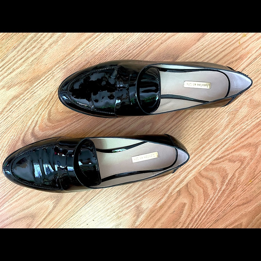 Louise et Cie patent leather loafers